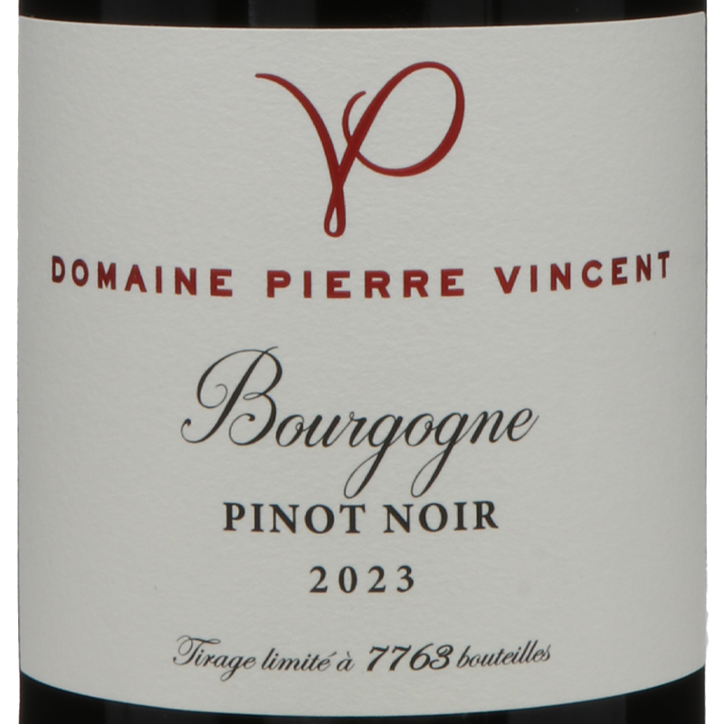 ドメーヌ・ピエール・ヴァンサン　ブルゴーニュ・ルージュ　2023