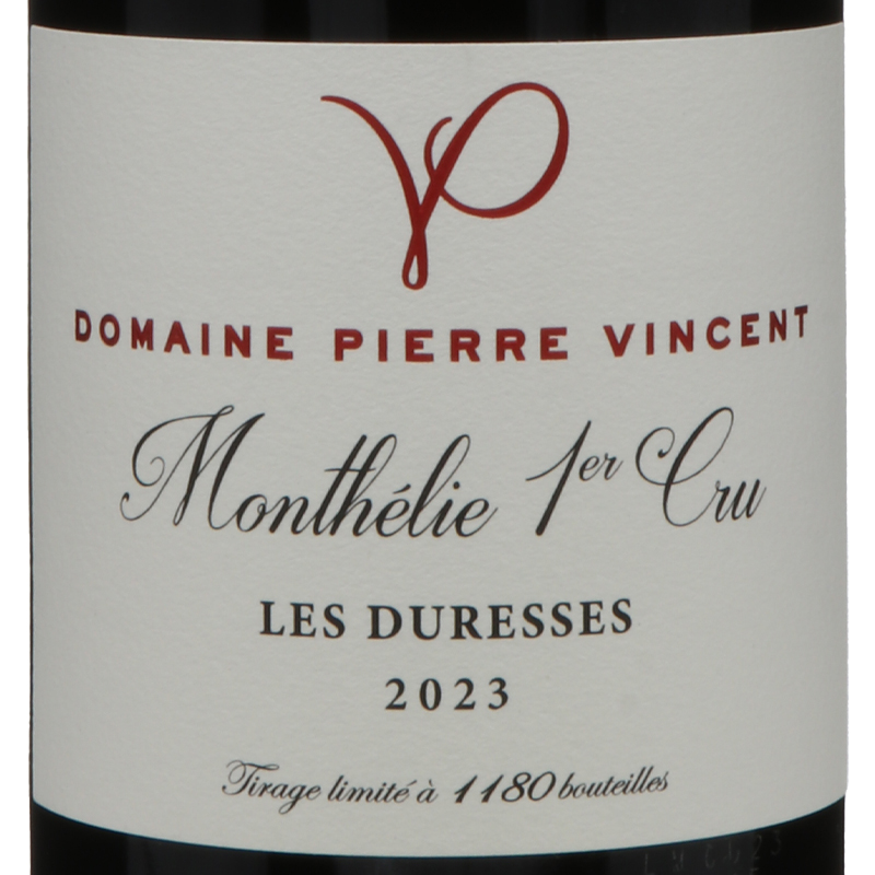 ドメーヌ・ピエール・ヴァンサン　モンテリ・プルミエクリュ　レ・デュレス　2023