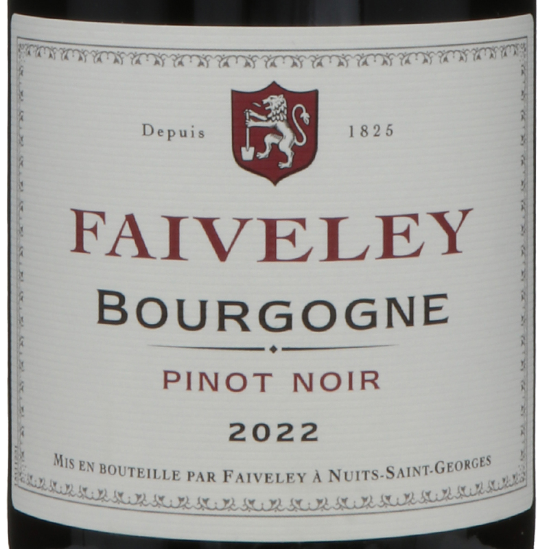 【ドメーヌ・フェヴレ】ブルゴーニュ　ピノノワール　2022