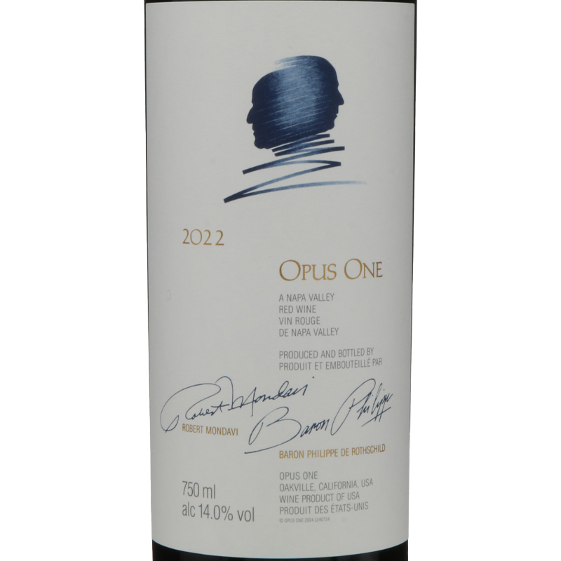 最新ヴィンテージ入荷!　オーパスワン　OPUS ONE WINERY   2022